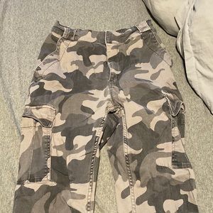 Camouflage cargo pants